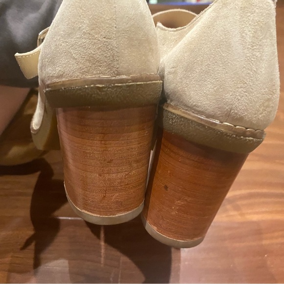 Maryam Nassir Zadeh / leather Mary Jane Babies buckle lug sole heels 40 10 - Picture 8 of 9